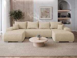 Rohová sedací souprava Torelineso U Sztruks, Potah: Ambience 03 5903211513480