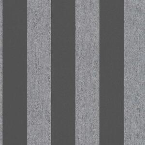 A.S. Création | Vliesová tapeta na zeď Attractive 2 39029-4 | 0,53 x 10,05 m | černá, šedá