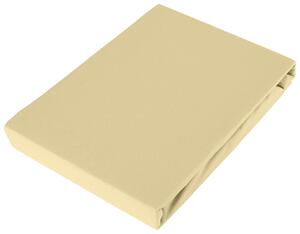 ELASTICKÉ PROSTĚRADLO, žerzej, světle žlutá, 100/200 cm Bio:Vio - Prostěradla
