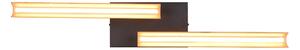 Trio Leuchten 641610232 KERALA - LED stmívatelný dřevěný lustr, LED 25W, 3000K, 83cm (Stopní LED svítidlo stmívatelné běžným nástěnným vypínačem)