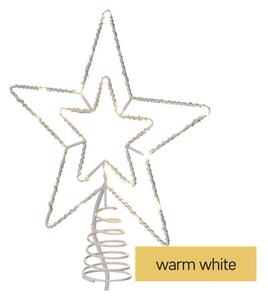 Vánoční hvězda Emos D1ZW01, teplá bílá, 28cm