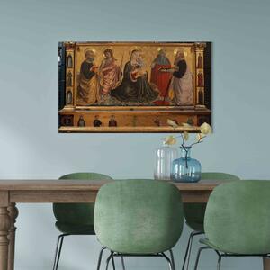 Reprodukce obrazu Marie s dítětem a svatými Petrem, Janem Křtitelem, Hieronymem a Pavlem