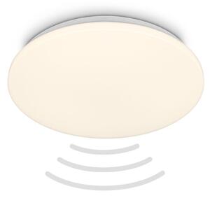 BRILO 3828016 Walk LED stropní svítidlo IP54, 3m dosah čidla, pohybové čidlo, bílé - BRILO