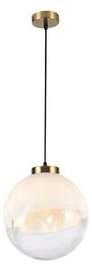 Lustr na lanku VANA 1xE27/40W/230V krémová/zlatá