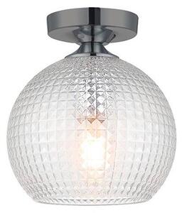 Přisazený lustr TALISA 1xE27/40W/230V černý chrom