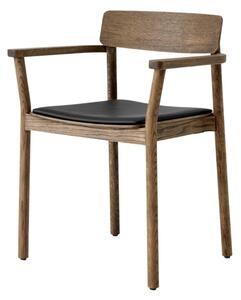 Židle Betty TK11 "Smoked Oak / Black Noble Leather" &Tradition