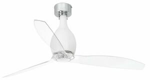 FARO MINI ETERFAN M, bílá/transparentní, stropní ventilátor s DC motorem