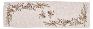Tegatex Gobelínový ubrus - vánoční chenille Dekorativní jmelí Velikost: 100*100 cm