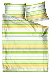 Bavlněné povlečení Premium v zelené barvě Rozmer: 140x200 cm | 1 x 70x80 cm