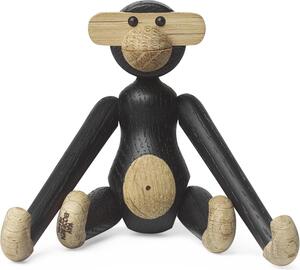 Figurka Kay Bojesen opice dřevěná mini černá