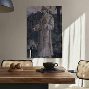 Reprodukce obrazu Svatý Bernard Sienský se dvěma světci