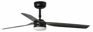 FARO PUNT M LED, černá, stropní ventilátor s DC motorem