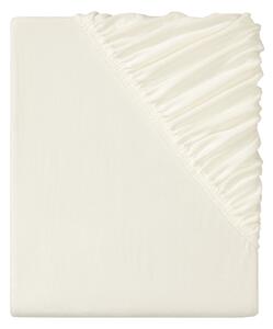 LIVARNO home Plyšové napínací prostěradlo, 90-100 x 200 cm (krémová) (100368924001)