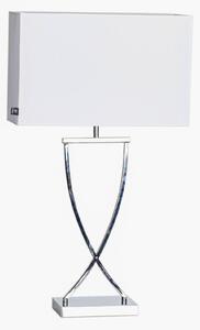 By Rydéns Omega stolní lampa chrom/bílá výška 69 cm