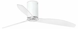 FARO MINI TUBE FAN, bílá/transparentní, stropní ventilátor s DC motorem