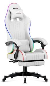 Herní židle Huzaro Force 4.7 White RGB bílá
