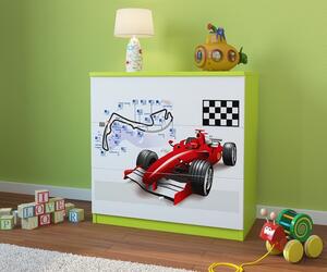 Kocot Dětská komoda - formule Barva: zelená