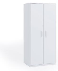 GAB - Šatní skříň BENE SZ2D, Bílý mat 90 cm