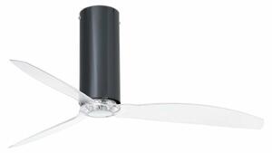 FARO TUBE FAN, černá/transparentní, stropní ventilátor s DC motorem