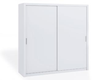 GAB - Posuvná skříň BENE, Bílý mat 220 cm