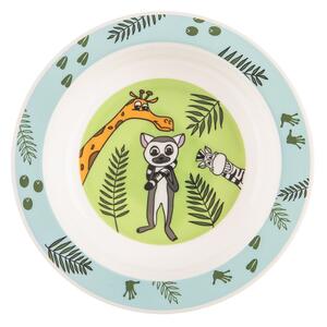 Hluboký dětský talíř safari pr. 16 cm