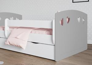 Kocot Dětská postel Beátka - šedá Velikost spací plochy: 180x80, Šuplík: NE, Základní matrace: ano