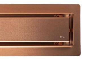 Odtokový žlab REA Neox pro Brushed Copper 60