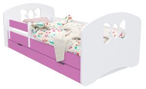 Happy Babies Dětská postel Happy Design - mašle Velikost spací plochy: 160x80, Barva: světlá hruška