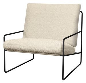 Křeslo Desert Pure Bouclé "Black/ Off-white" ferm LIVING