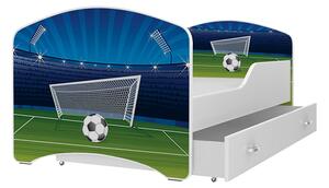 AJK Dětská postel Jan - fotbal Velikost spací plochy: 180x80, Matrace: ne