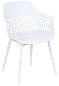 Jídelní židle Sada 2 ks Bílá ALMIRA