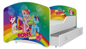 AJK Dětská postel Jan - little pony Velikost spací plochy: 160x80, Matrace: ne