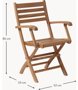 Zahradní židle s područkami ze dřeva York