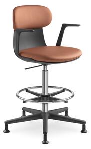LD SEATING - Židle ZOE 223-BR s područkami