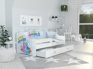AJK Dětská postel Lili s obrázkem - ledové království Velikost spací plochy: 160x80