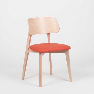 Stima Židle Sharon KT63 Odstín: Buk, Látky: LUX terracotta 10