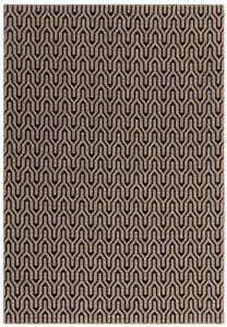 Tribeca Design Kusový koberec Radio Black Lattice Rozměry: 160x230 cm