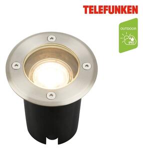 TF 322702TF TELEFUNKEN venkovní svítidlo do země, vodotěsné IP67, tvrzené sklo, GU10 patice, kruhové - BRILONER