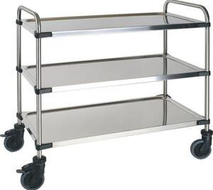Rieber Servírovací vozík nerez Rieber SW-850 RL-3V