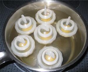 Zaparkorun Poháry na vaření vajec - sada 6 ks + oddělovač žloutku od bílku