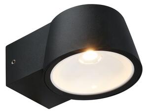 TF 323005TF TELEFUNKEN LED venkovní nástěnné svítidlo, IP54 voděodolné a prachotěsné, černý hliník - BRILONER