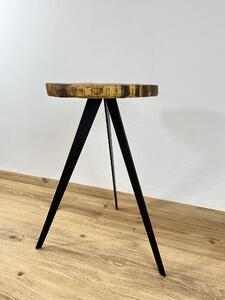 Odkládací stolek „Nature“ Odkládací stolky Barva: Černá (RAL 9005)