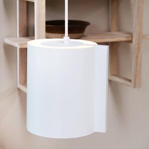 Dyberg Larsen Wum závěsná lampa Ø 18,5 cm bílá