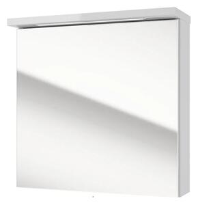 Koupelnová skříňka Soul se zrcadlem a LED osvětlením (bílá)