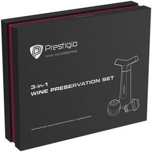 Set pro uchování nedopitých lahví vína Prestigio