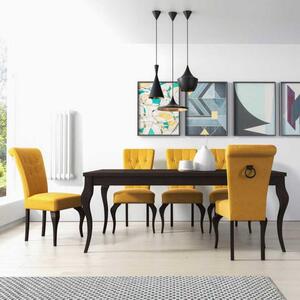 Kuchyňská linka Jídelní set stůl Amber (170-250 cm) + 6 židlí S63, Jídelní set stůl Amber (170-250 cm) + 6 židlí S63