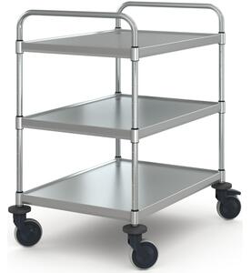 VarioCart Servírovací vozík, výška: 1050 mm, délka: 940 mm, šířka: 690 mm