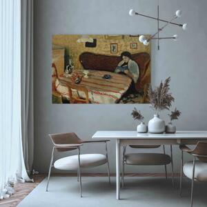 Reprodukce obrazu Náš obývací pokoj v Tegernsee