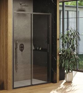 Ravak Blix - Sprchové dveře Slim BLSDP2-120, 1177-1205 mm, černá/čiré sklo X0PMG0300Z1