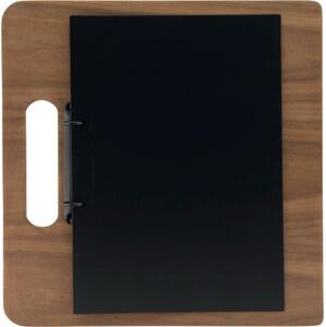 Kroužkový pořadač na menu Securit Walnut Range A4, dřevěný